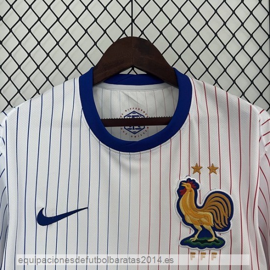 Nuevo Tailandia 2ª Camiseta Francia 2024 Blanco Baratas